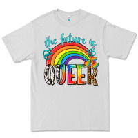 Dove Grey the future is queer Premium Tee - texasbilliewilder