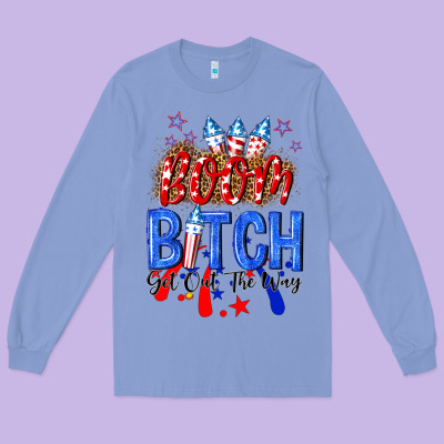 Boom Bitch Get Out The Way Long Sleeve Tee Designed By Nancycooperartshop