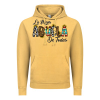 Vintage Mustard la mejor abuela de todas Vintage Hoodie - CowhideDigitalArt