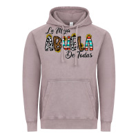 Vintage Zinc la mejor abuela de todas Vintage Hoodie - CowhideDigitalArt