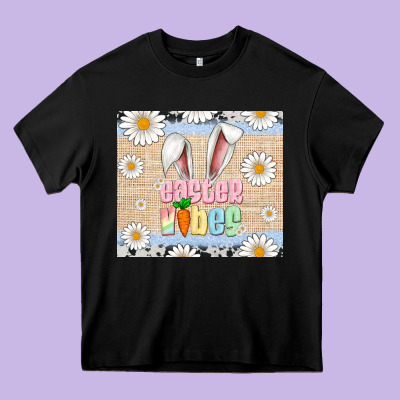 Easter Vibes Tumbler Heavy Core Tee Designed By Artiststas