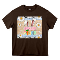 Chocolate Brown easter vibes tumbler Heavy Core Tee - Artiststas