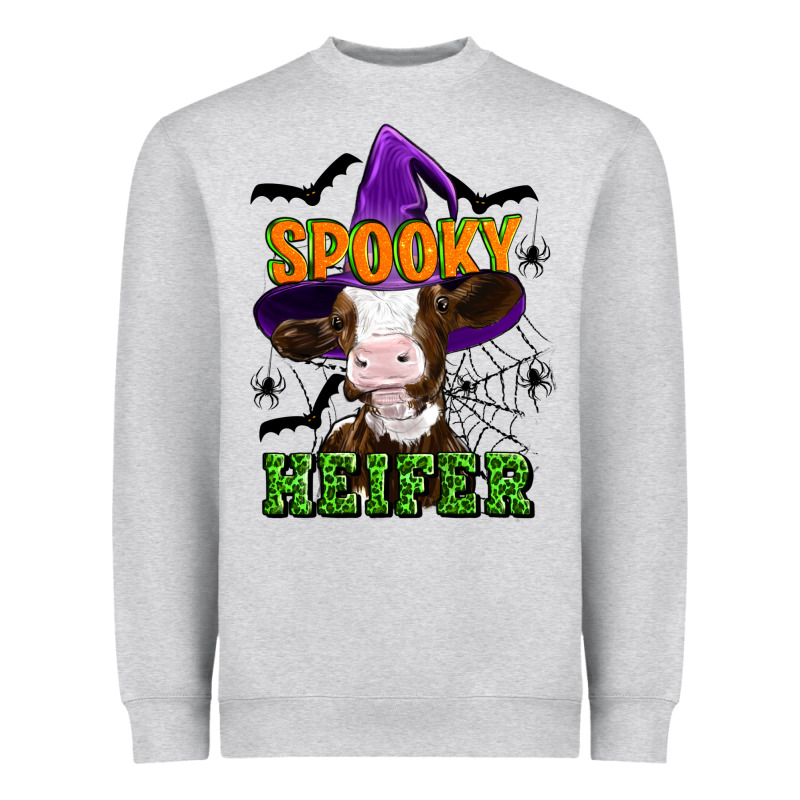 Spooky Heifer Halloween Heavyweight Sweatshirt by Artiststas | Teevron