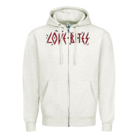Oatmeal Heather love bites Zipper Hoodie - MaliasSmallBusiness