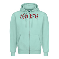 Seafoam love bites Zipper Hoodie - MaliasSmallBusiness
