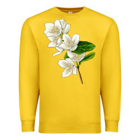 Lemon Mock Oranges Premium Sweatshirt - LillyAllenDesigns
