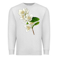 Oatmeal Heather Mock Oranges Premium Sweatshirt - LillyAllenDesigns