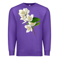 Purple Mock Oranges Premium Sweatshirt - LillyAllenDesigns