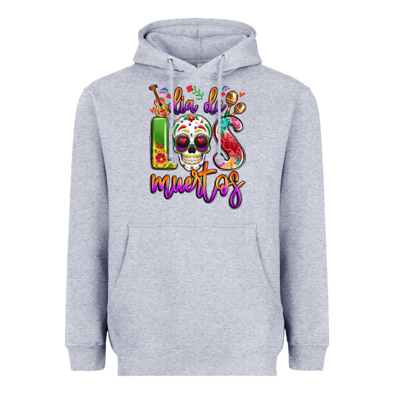 Dia De Los Muertos Heavyweight Hoodie by LillyAllenDesigns | Teevron