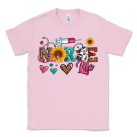 Bubblegum Pink western nurse life Classic Tee - Artiststas