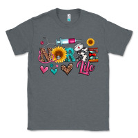 Charcoal Heather western nurse life Classic Tee - Artiststas
