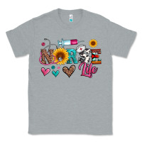 Heather Grey western nurse life Classic Tee - Artiststas