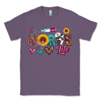 Lavender western nurse life Classic Tee - Artiststas