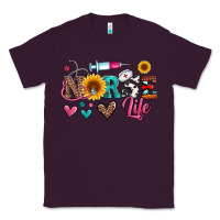 Plum western nurse life Classic Tee - Artiststas
