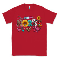 Red western nurse life Classic Tee - Artiststas
