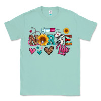 Seafoam western nurse life Classic Tee - Artiststas