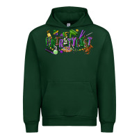 Forest Green hairstylist mardi gras Urban Hoodie - CowGirlArtShop