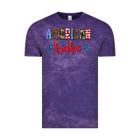Cloud Purple American babe Vintage Tee - AdoDesignShop