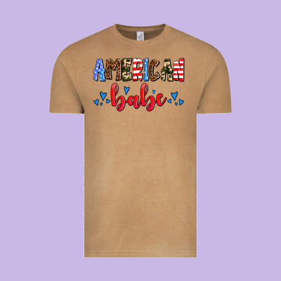 American Babe Vintage Tee Designed By Adodesignshop