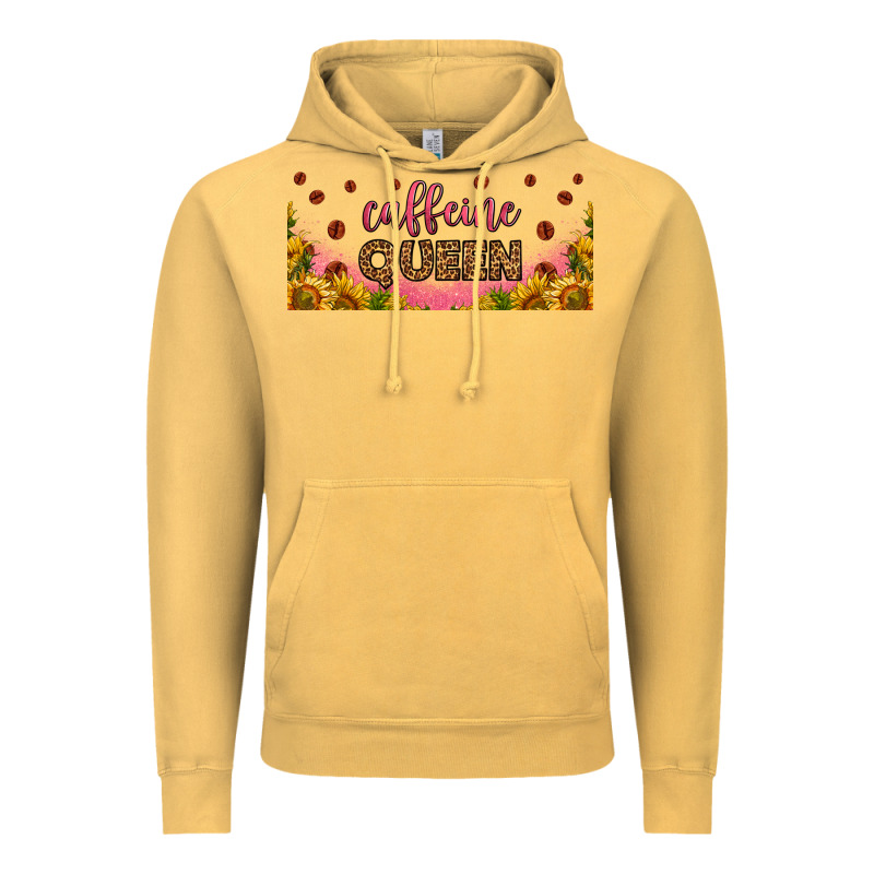 Caffeine Queen 16oz Libbey Cup Vintage Hoodie by HRA Design Shop | Teevron