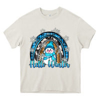 Hello Winter Rainbow Heavy Core Tee | Teevron