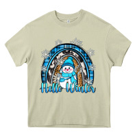 Mossy hello winter rainbow Heavy Core Tee - Zillion Design Studio