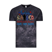 Cloud Black born raised and protected by god guns and glory Vintage Tee - JahusDesignShop