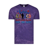 Cloud Purple born raised and protected by god guns and glory Vintage Tee - JahusDesignShop