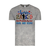 Cloud Rock born raised and protected by god guns and glory Vintage Tee - JahusDesignShop
