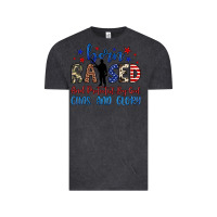 Vintage Black born raised and protected by god guns and glory Vintage Tee - JahusDesignShop