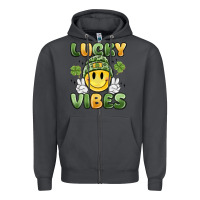 Smoke lucky vibes Zipper Hoodie - MaliasSmallBusiness