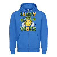 True Royal lucky vibes Zipper Hoodie - MaliasSmallBusiness