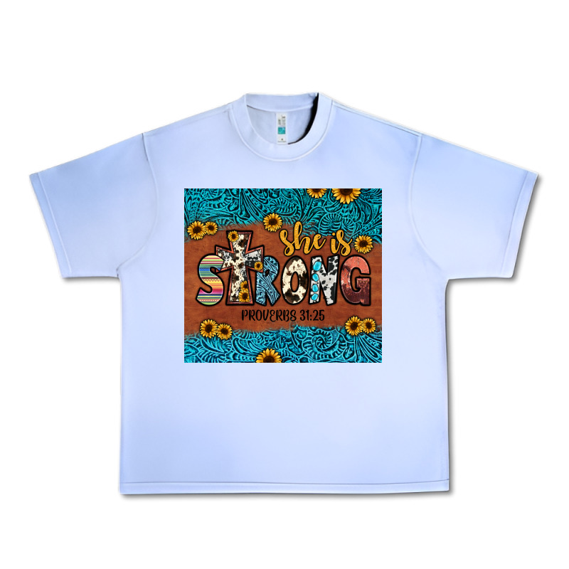 She Is Strong Urban Heavy Tee by JahusDesignShop | Teevron