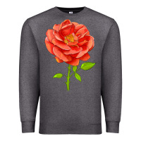 Charcoal Heather All A Twitter Rose Premium Sweatshirt - LillyAllenDesigns