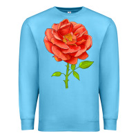 Ocean Blue All A Twitter Rose Premium Sweatshirt - LillyAllenDesigns