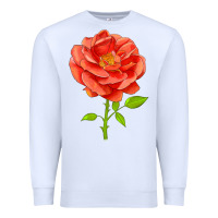 White All A Twitter Rose Premium Sweatshirt - LillyAllenDesigns