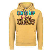 Vintage Mustard caffeine before chaos Vintage Hoodie - HRA Design Shop