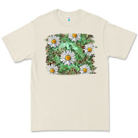 Bone Daisy leopard Premium Tee - RanaPortraitStore