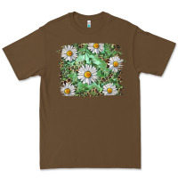 Cacao Daisy leopard Premium Tee - RanaPortraitStore