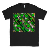 Black st patricks western brush strokes Classic Tee - Artiststas