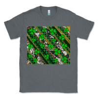 Charcoal Heather st patricks western brush strokes Classic Tee - Artiststas