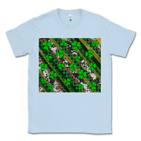 Dusty Blue st patricks western brush strokes Classic Tee - Artiststas