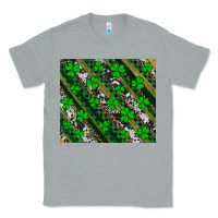 Heather Grey st patricks western brush strokes Classic Tee - Artiststas