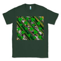 Sports Green st patricks western brush strokes Classic Tee - Artiststas