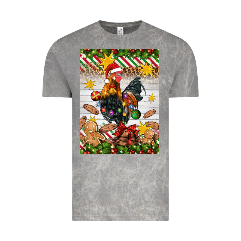 Christmas Rooster Vintage Tee by Artiststas | Teevron