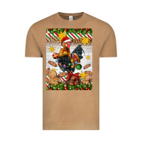 Vintage Camel Christmas rooster Vintage Tee - Artiststas
