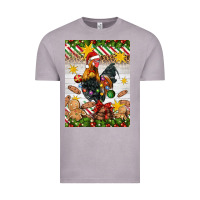 Vintage Zinc Christmas rooster Vintage Tee - Artiststas