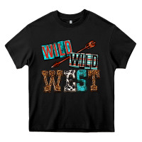 Black wild wild west Heavy Core Tee - texasbilliewilder
