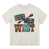 Cream wild wild west Heavy Core Tee - texasbilliewilder