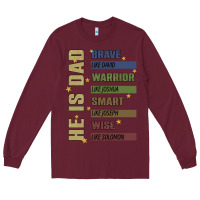 Burgundy bible verses Long Sleeve Tee - JahusDesignShop